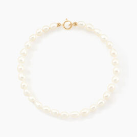Bracelet Clementia Or Jaune Perle De Culture - Bracelets Femme | Histoire d’Or