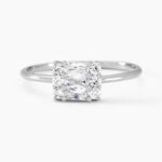 Bague Baroque Party Argent Blanc Oxyde De Zirconium - Bagues avec pierre Femme | Histoire d&rsquo;Or