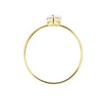 Bague Or Jaune Solitaire Harrietta Oxyde De Zirconium - Bagues solitaires Femme | Histoire d&rsquo;Or