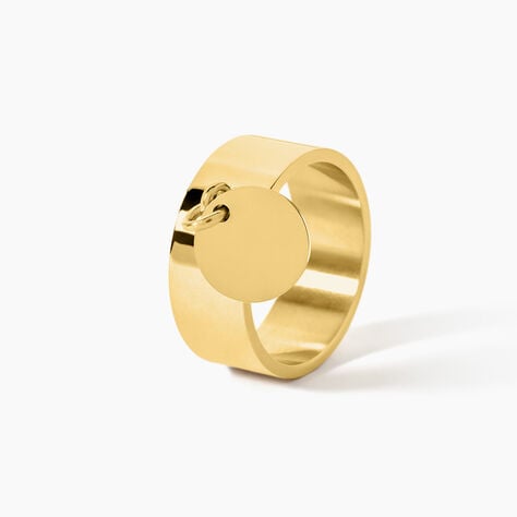 Bague Capri Acier Jaune - Bagues fantaisie Femme | Histoire d&rsquo;Or