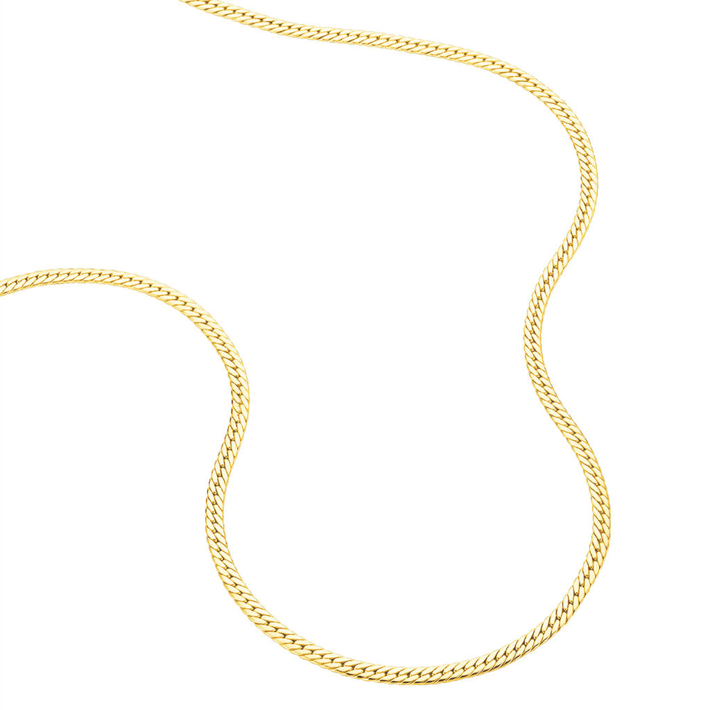 Collier Synda Maille Anglaise Or Jaune - Chaines Femme | Histoire d’Or