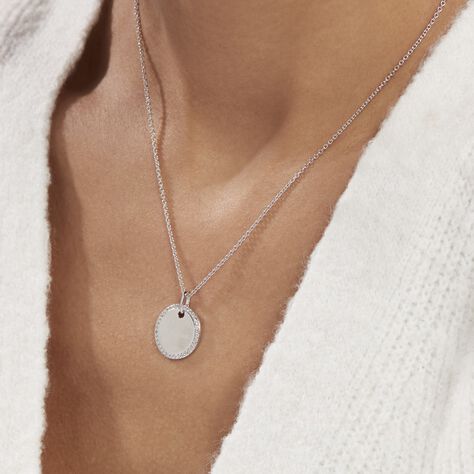 Collier Argent Blanc Amika Oxydes De Zirconium - Colliers fantaisie Femme | Histoire d’Or