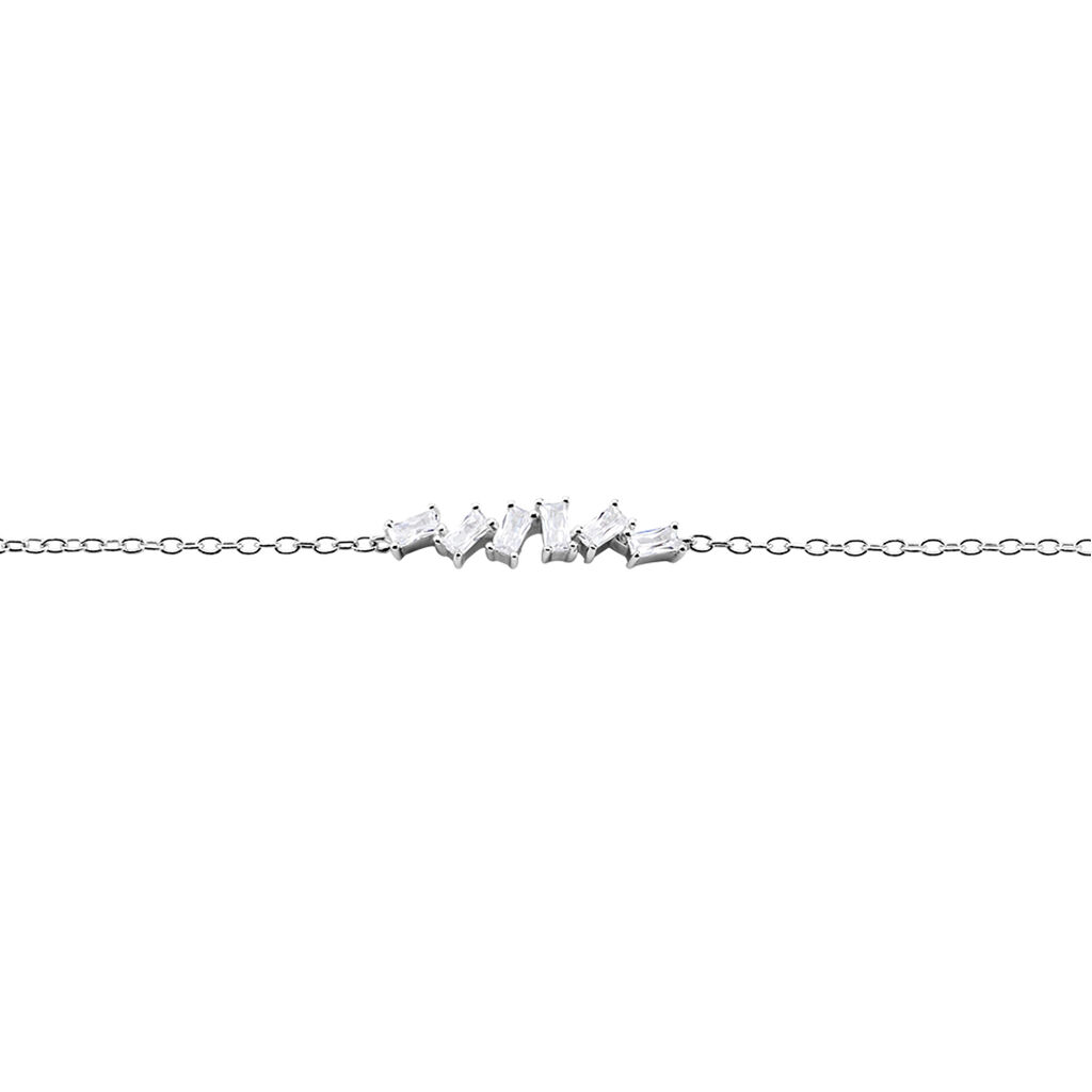 Bracelet Adonia Argent Blanc Oxyde De Zirconium - Bracelets Femme | Histoire d’Or