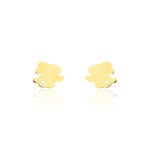 Boucles D'oreilles Puces Elioussa Lapin Or Jaune Oxyde De Zirconium - Clous d'oreilles Femme | Histoire d&rsquo;Or