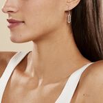 Boucles D'oreilles Pendantes Isabel Argent Blanc Oxyde De Zirconium - Boucles d'oreilles fantaisie Femme | Histoire d&rsquo;Or