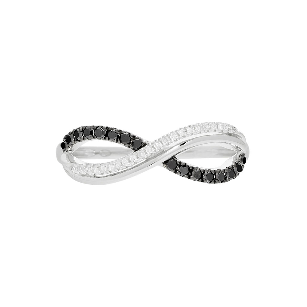 Bague Rejane Or Blanc Diamant - Bagues avec pierre Femme | Histoire d’Or