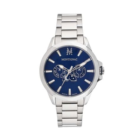 Montre Montignac Round Multifonction Bleu - Montres Homme | Histoire d&rsquo;Or