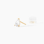 Boucles D'oreilles Puces Tierra Or Jaune Oxyde De Zirconium - Clous d'oreilles Femme | Histoire d&rsquo;Or