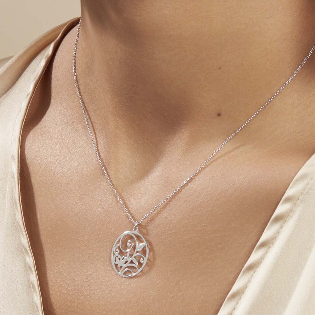 Collier Hita Argent Blanc - Colliers fantaisie Femme | Histoire d’Or