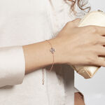 Bracelet Argent Rose Naomie - Bracelets Femme | Histoire d&rsquo;Or