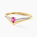 Bague Marjeta Or Jaune Rubis Diamant - Bagues solitaires Femme | Histoire d’Or