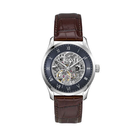 Montre Boss Principle Skeleton Bleu - Nouveautés Homme | Histoire d’Or