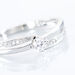 Bague Selene Or Blanc Diamant - Bagues solitaires Femme | Histoire d’Or