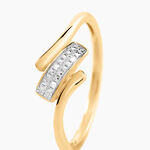 Bague Giampiero Or Jaune Diamant - Bagues avec pierre Femme | Histoire d&rsquo;Or