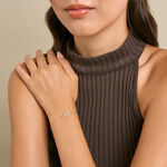 Bracelet Clothilde Or Jaune Topaze Oxyde De Zirconium - Bracelets Pierre Femme | Histoire d&rsquo;Or