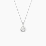 Collier Argent Blanc Zelie Oxyde De Zirconium - Colliers Femme | Histoire d&rsquo;Or