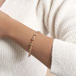 Bracelet Viperine Plaqu&eacute; Or Jaune - Bracelets cha&icirc;ne Femme | Histoire d&rsquo;Or