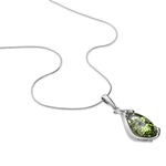 Collier Argent Blanc Elga Ambre - Colliers fantaisie Femme | Histoire d&rsquo;Or