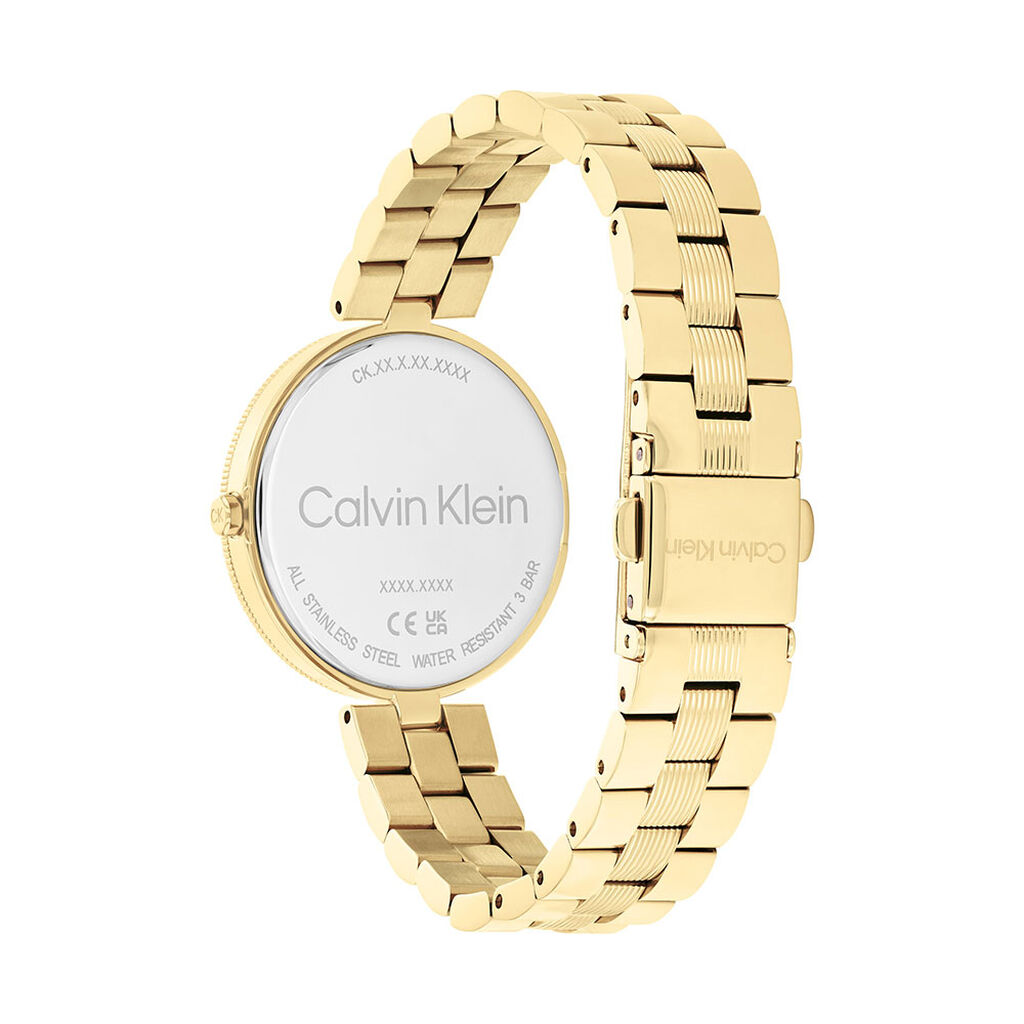 Montre Calvin Klein Gleam Dor&eacute; - Montres Femme | Histoire d&rsquo;Or