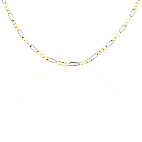 Chaîne Cameo Maille Alternee 1/3 Or Bicolore - Chaines Homme | Histoire d’Or