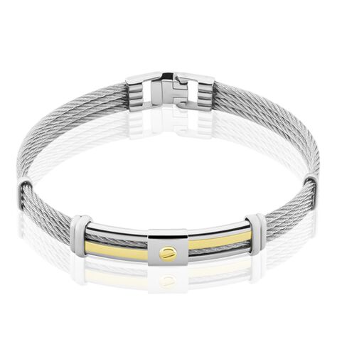 Bracelet Davilia Or Acier Bicolore - Bracelets Homme | Histoire d’Or