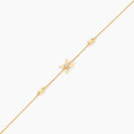 Bracelet Deodan Or Jaune Oxyde De Zirconium - F&ecirc;te des m&egrave;res Femme | Histoire d&rsquo;Or