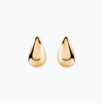 Boucles D'Oreilles Puces Theonie Plaqu&eacute; Or Jaune - Clous d'oreilles Femme | Histoire d&rsquo;Or