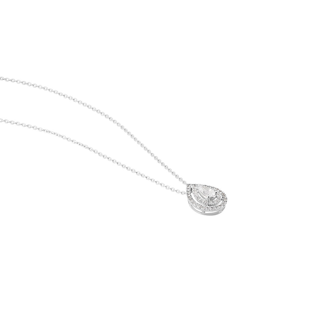 Pendentif Diamina Or Blanc Diamant - Pendentifs Femme | Histoire d’Or