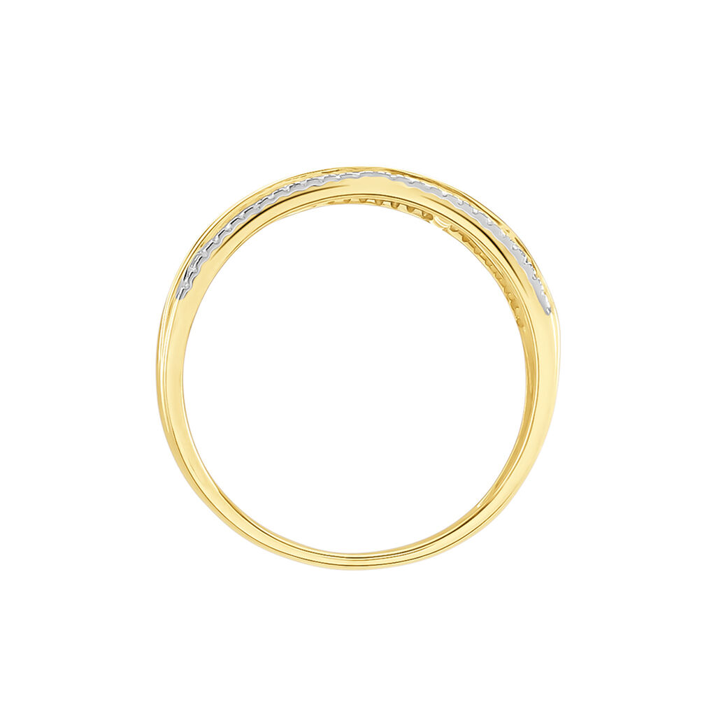 Bague Rayanna Or Jaune Diamant - Bagues avec pierre Femme | Histoire d’Or
