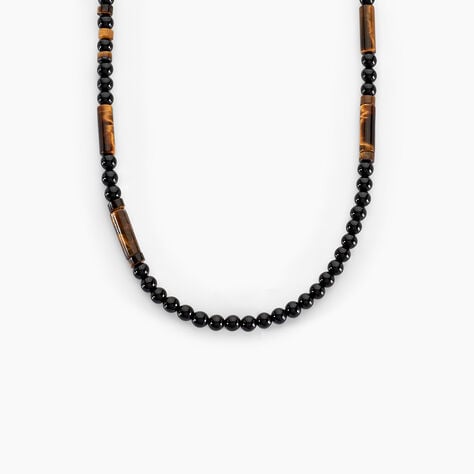 Collier Jourdan Jaycob Autres Noir Agate Quartz - Colliers Homme | Histoire d&rsquo;Or