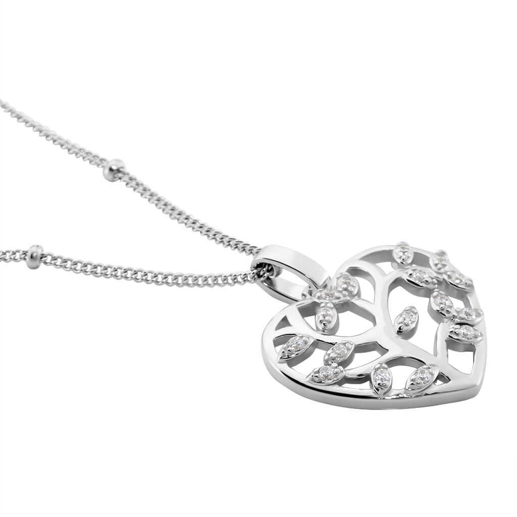 Collier Argent Rechef Oxydes De Zirconium - Colliers fantaisie Femme | Histoire d’Or