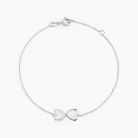 Bracelet Irmela Or Blanc Diamant