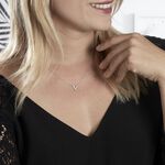 Collier Nollia Argent Blanc Oxyde De Zirconium - Colliers fantaisie Femme | Histoire d&rsquo;Or