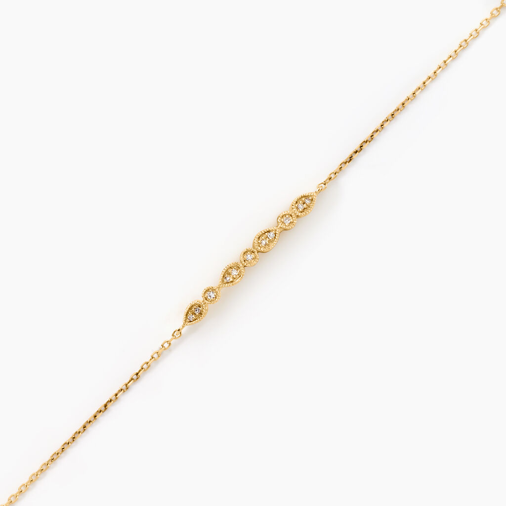 Bracelet Robina Or Jaune Diamant - Bracelets Femme | Histoire d’Or