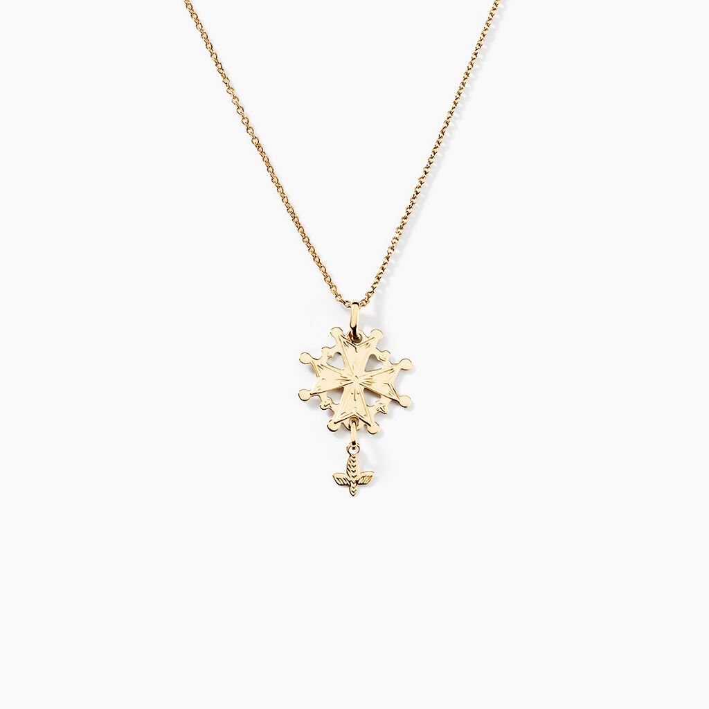 Pendentif Huguenote Or Jaune - Pendentifs Famille | Histoire d&rsquo;Or