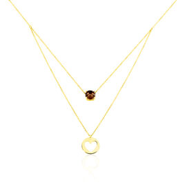 Collier Or Jaune Quartz - Colliers doubles et triples chaînes Femme | Histoire d’Or