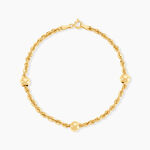 Bracelet Cordelia Or Jaune - Bracelets cha&icirc;ne Femme | Histoire d&rsquo;Or