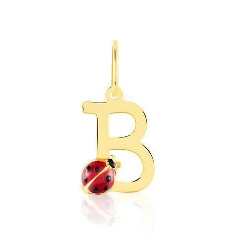 Pendentif Helidie Coccinelle Lettre Or Jaune - Pendentifs Enfant | Histoire d’Or