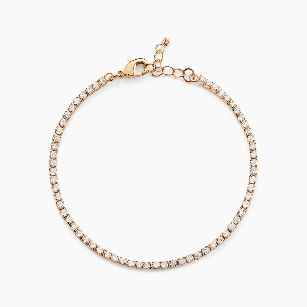 Bracelet Plaqu&eacute; Or Zoelia Oxydes De Zirconium - Bracelets Femme | Histoire d&rsquo;Or