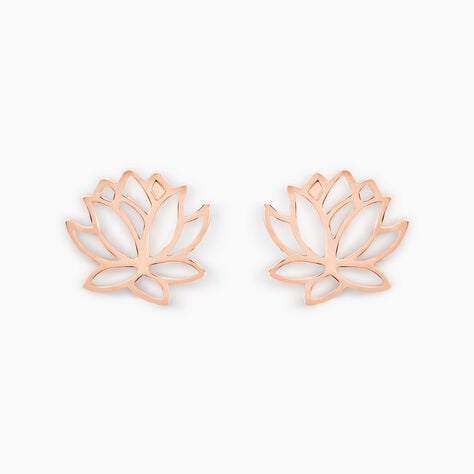 Boucles D'oreilles Puces Rosita Argent Rose - Boucles d'oreilles fantaisie Femme | Histoire d’Or