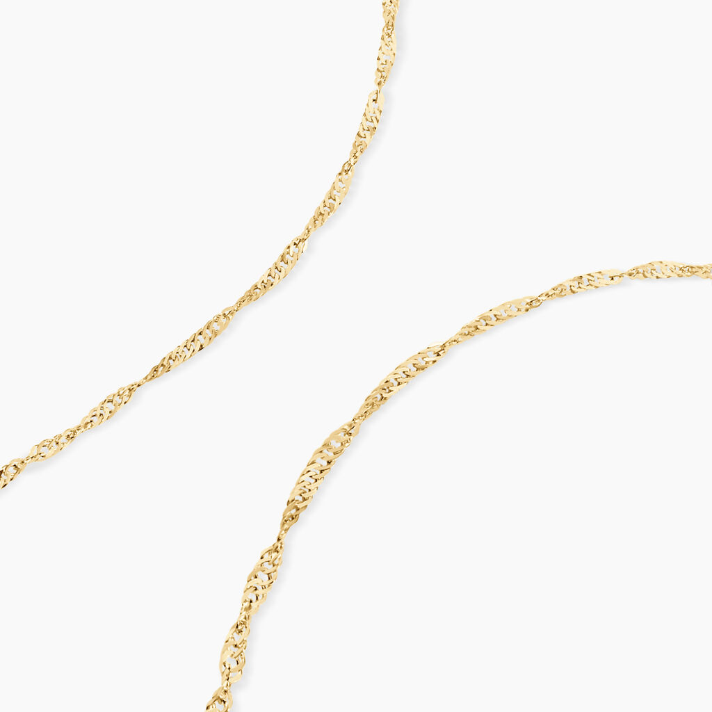 Chaîne Imanie Maille Singapour Or Jaune - Chaines Femme | Histoire d’Or
