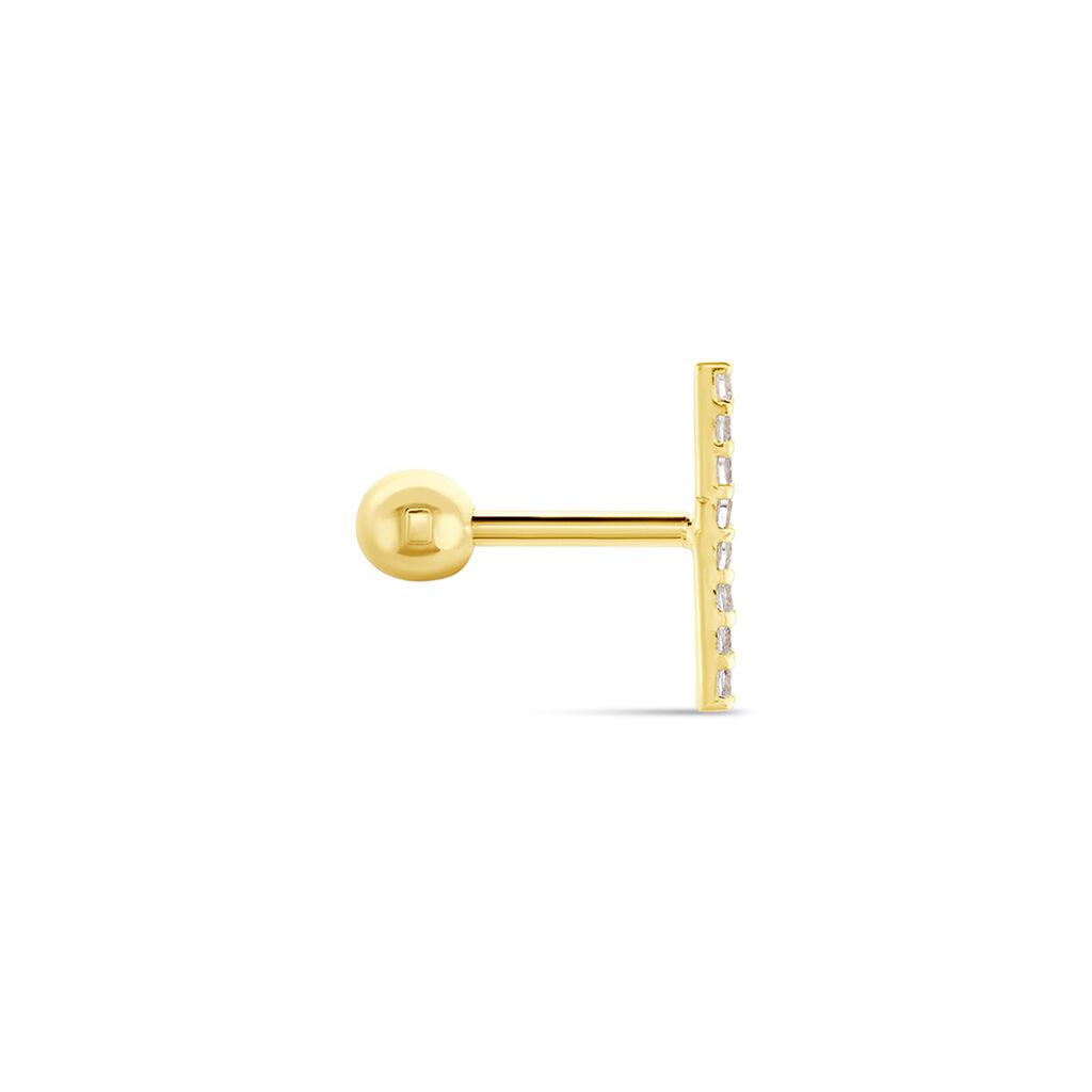 Piercing Barak Or Jaune Oxyde De Zirconium - Bijoux Femme | Histoire d’Or