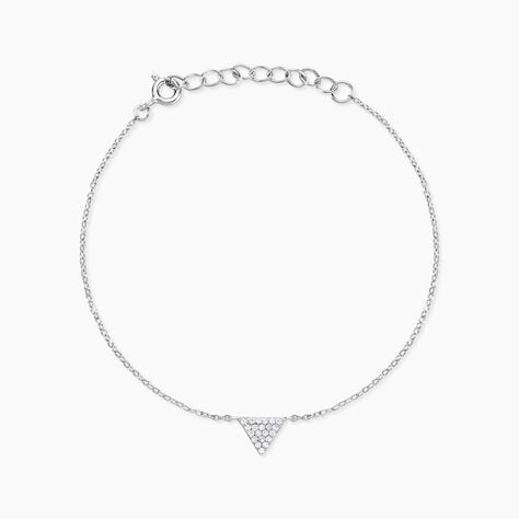Bracelet Cassandre Argent Blanc Oxyde De Zirconium - Bracelets Femme | Histoire d&rsquo;Or