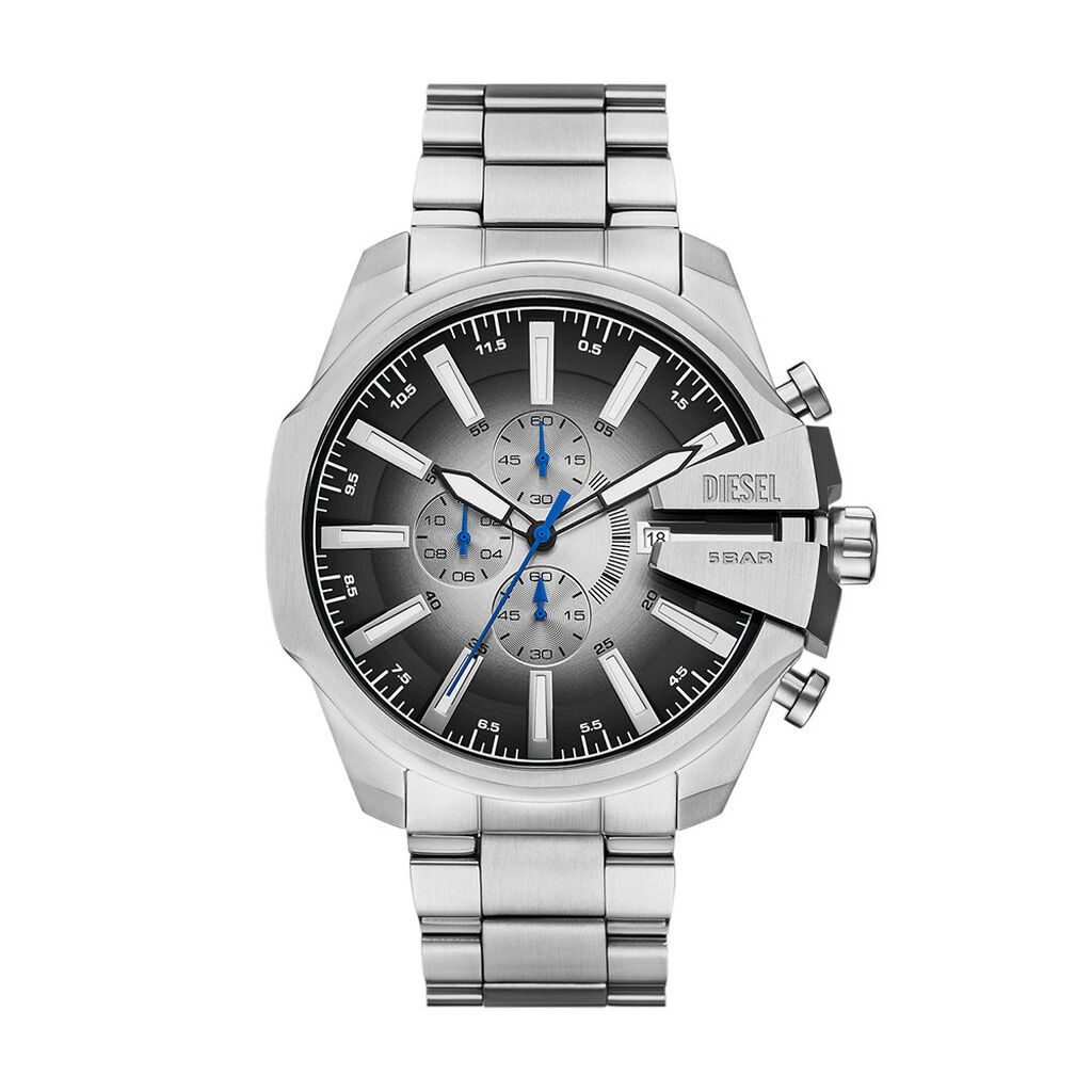 Montre Diesel Mega Chief Slim Noir - Nouveautés Homme | Histoire d’Or