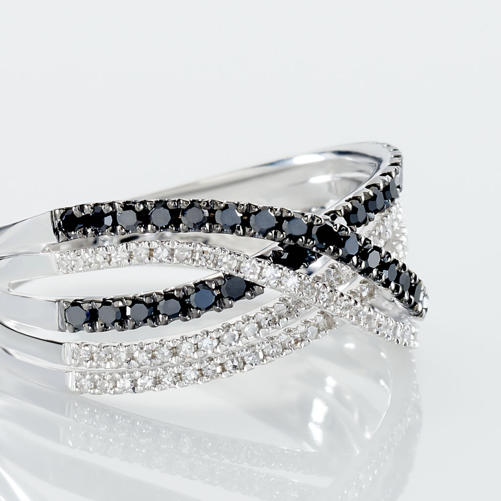 Bague Julianne Or Blanc Diamant - Bagues avec pierre Femme | Histoire d’Or