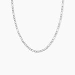 Cha&icirc;ne Cameo Maille Alternee 1/3 Or Blanc - Chaines Femme | Histoire d&rsquo;Or