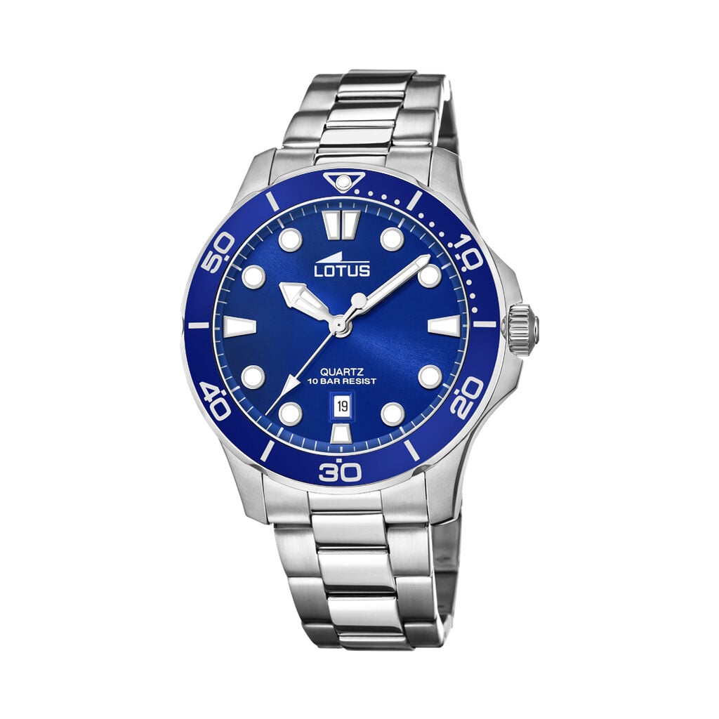 Montre Lotus Excellent Bleu - Montres Famille | Histoire d&rsquo;Or