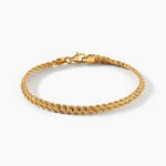 Bracelet Jerry Maille Corde 2 Rangs Or Jaune - Bracelets cha&icirc;ne Femme | Histoire d&rsquo;Or