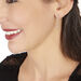 Boucles D'oreilles Pendantes Lim Or Blanc Oxyde De Zirconium - Boucles d'oreilles pendantes Femme | Histoire d’Or