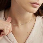 Cha&icirc;ne Alyze Argent Blanc - Chaines Femme | Histoire d&rsquo;Or